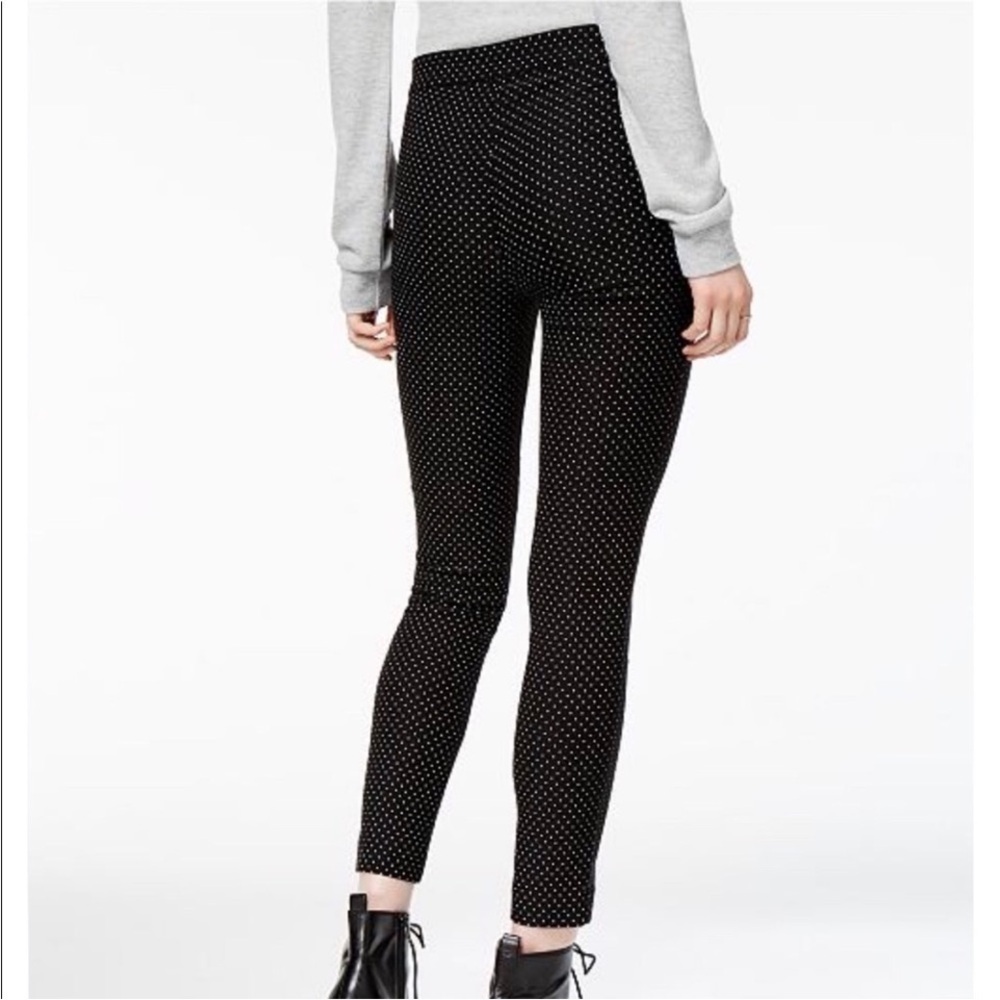 Maison Jules Classic Polka Dot Legging Pull on Skinny Pant Women’s Size Medium